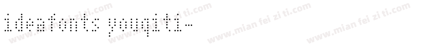 ideafonts youqiti字体转换
